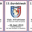 13. Gardebiwak der Garde „Kin Wiever“ Am 28. September 2014 findet das 13. Gardebiwak der berittenen Garde zu Fuß „Kin Wiever“ auf dem Dorfplatz in Baumberg von 11:00 Uhr bis […]