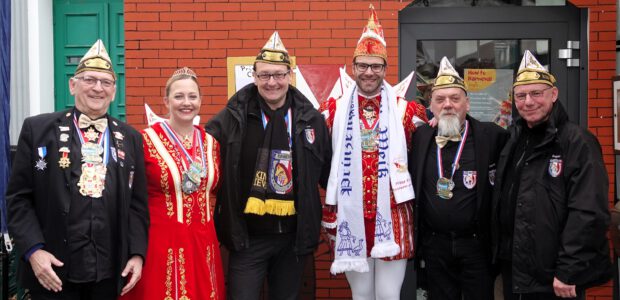 Am Sonntag, dem 4. Januar 2026 weihten Prinz René I. und Prinzessin Christina ihre Prinzenburg im Zollhäuschen ein. Die Garde „Kin Wiever“ war auch mit einer kleinen Abordnung dabei und [&hellip;]